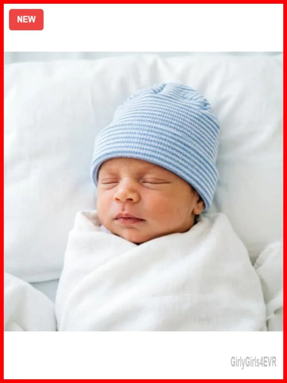 4 Pack Newborn Hospital Hat Infant Baby Cap with Big Bow Soft Cute Knot Beanie